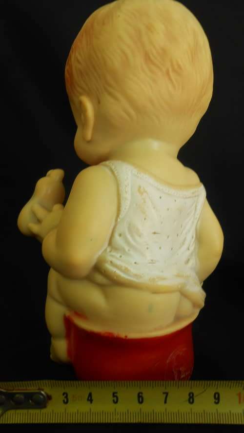 vintage rubber Squeaky Baby toy Made in Italy