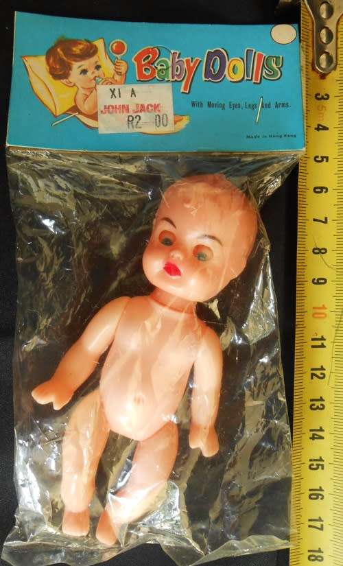 vintage Collectable small hard plastic doll N I P