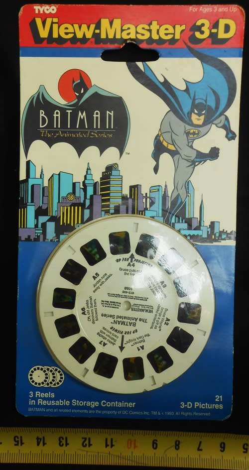 View Master  3 D reels. Batman 3 reel set 1993