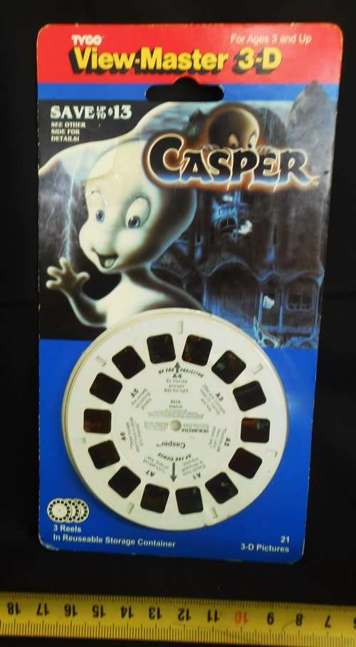 View Master  3 D reels. Casper 3 reel set 1995