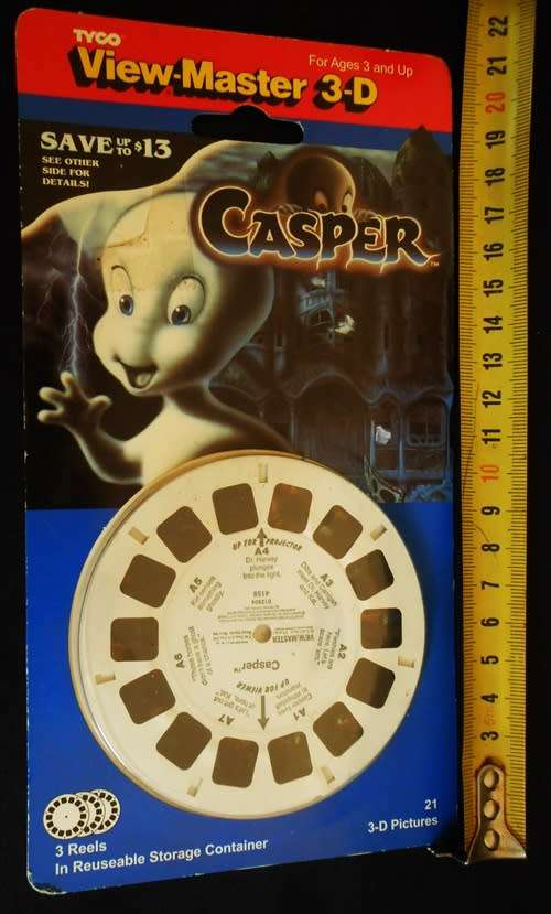 View Master  3 D reels. Casper 3 reel set 1995