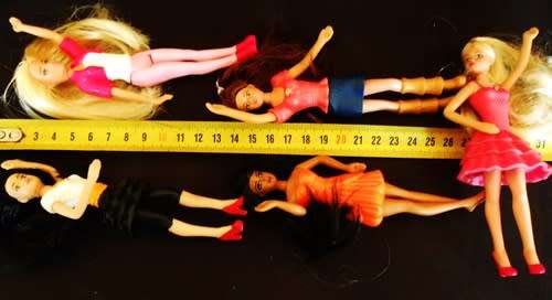 Collectable small Barbie Dolls Made for McDonalds 5 assorted dolls