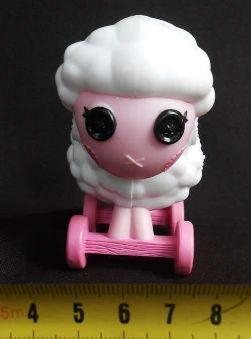 LALALOOPSY DOLL LITTLE BAH PEEP WHITE SHEEP PET REPLACEMENT FIGURE ONLY