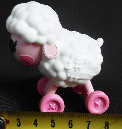 LALALOOPSY DOLL LITTLE BAH PEEP WHITE SHEEP PET REPLACEMENT FIGURE ONLY