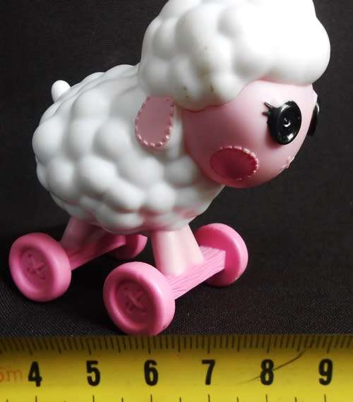 LALALOOPSY DOLL LITTLE BAH PEEP WHITE SHEEP PET REPLACEMENT FIGURE ONLY