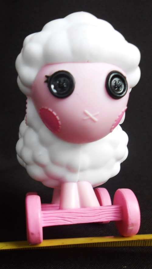 LALALOOPSY DOLL LITTLE BAH PEEP WHITE SHEEP PET REPLACEMENT FIGURE ONLY