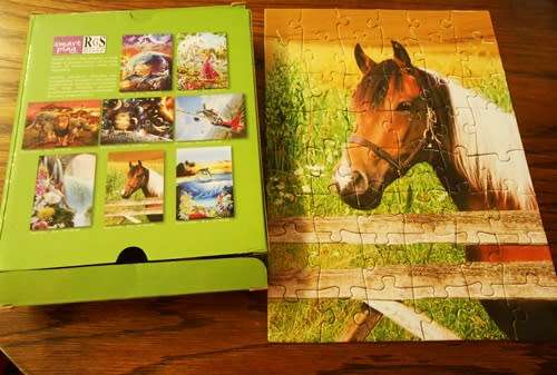 Horse in field 48 piece childrens puzzle