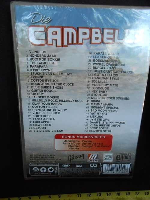 Die Campbells DVD Babsfontein Live 50 Groot treffers nog geseel
