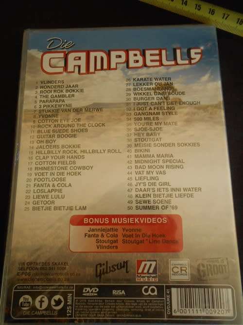 Die Campbells DVD Babsfontein Live 50 Groot treffers nog geseel