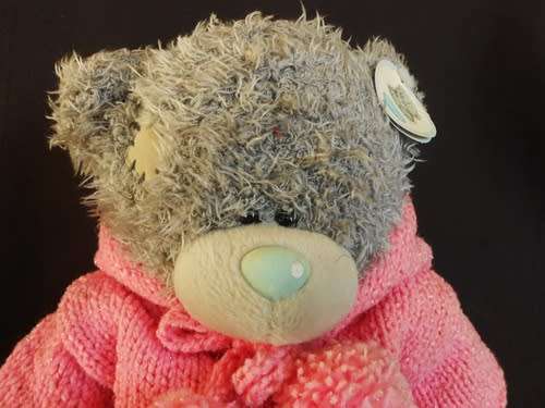collectable Me to You Teddy in pink knitted top New with tags
