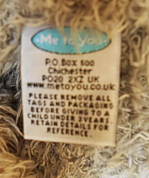 collectable Me to You Teddy in pink knitted top New with tags