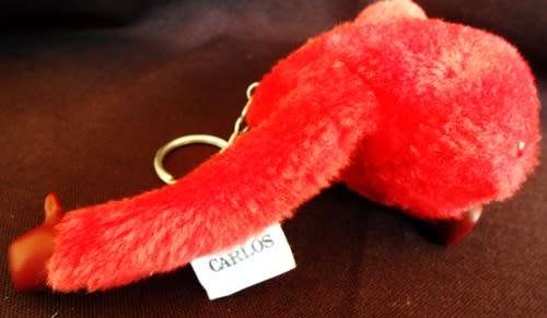 Kipling RED MONKEY KEYRING `CARLOS`