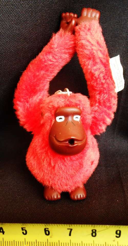 Kipling RED MONKEY KEYRING `CARLOS`