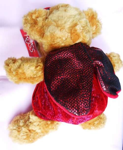 Russ - Loveybug Teddy Bear - A cute Lady Bug Bear - like new