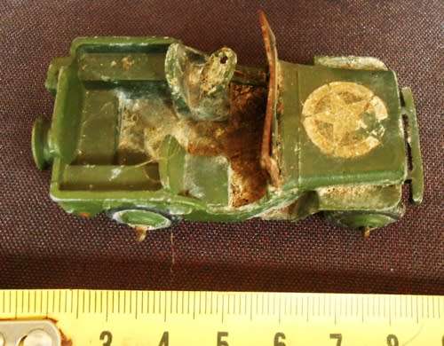 Collectable Vintage Dinky toy Jeep made in England by Meccano Ltd