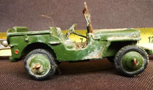 Collectable Vintage Dinky toy Jeep made in England by Meccano Ltd