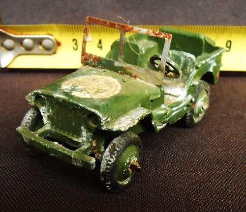 Collectable Vintage Dinky toy Jeep made in England by Meccano Ltd