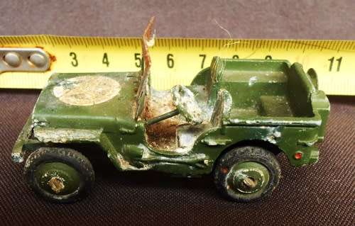 Collectable Vintage Dinky toy Jeep made in England by Meccano Ltd