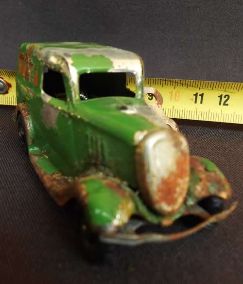 VINTAGE MINIC TOYS Windup Transport Van by Tri Ang made in England