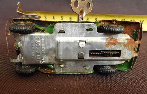 VINTAGE MINIC TOYS Windup Transport Van by Tri Ang made in England