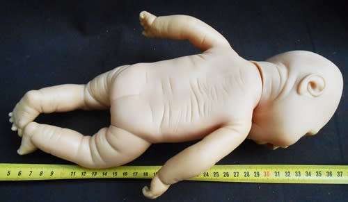 Newborn Baby Girl doll anatomically correct 31 cm with dummy
