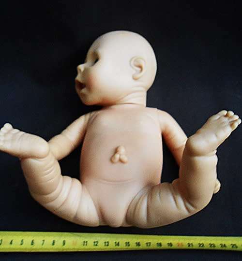 Newborn Baby Girl doll anatomically correct 31 cm with dummy