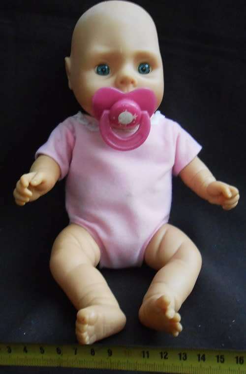 Newborn Baby Girl doll anatomically correct 31 cm with dummy