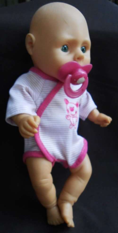 Newborn Baby Girl doll anatomically correct 31 cm with dummy
