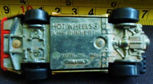 1983 Hot Wheels Flame Runner (Metallic Gold) (Ultra Hots) (Malasia)