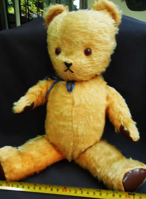 Vintage Golden Mohair Ark bear  44 cm bear 2 of 2