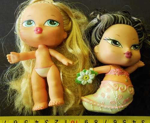 two collectable Baby Bratz dolls