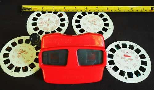 View Master for children with 4 sets of Disney story reels