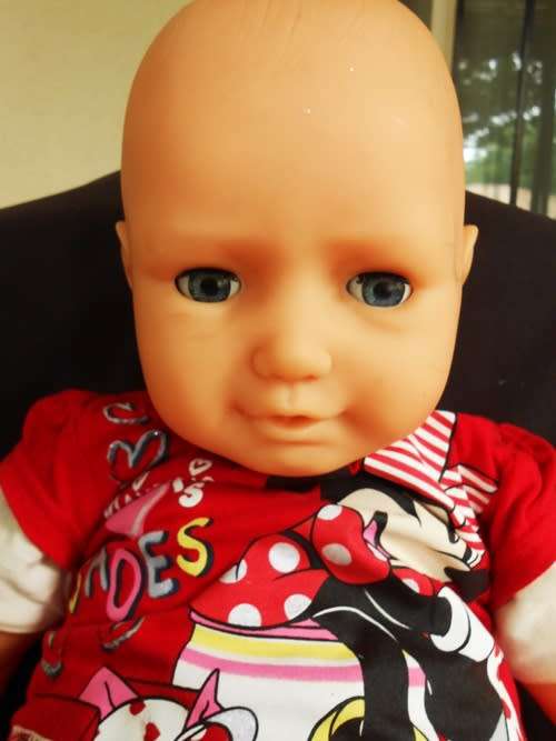 VERY LARGE VINTAGE 62CM PRIMA BABY ANGEL DOLL