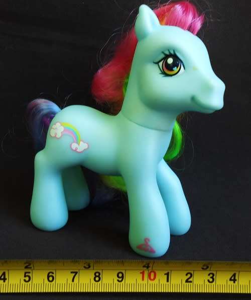 2007 My Little Pony Rainbow Dash G3 MLP Hasbro Blue