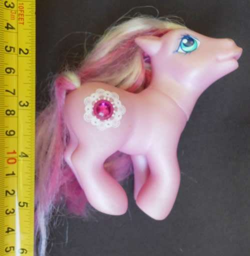 MLP My Little Pony G3 Crystal Lace Friendship Ball Pink Jewel Gem 2003