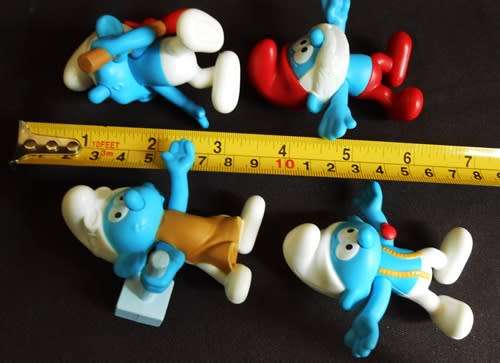 collectable Smurf Figures Set A four figures