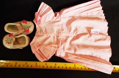 party dress and shoes for Baby Born doll copyright Zapf Creation