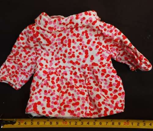 corduroy winter coat  with pretty buttons for Baby Born doll copyright Zapf Creation