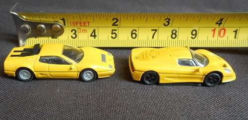 KYOSHO two mini ferrari model cars