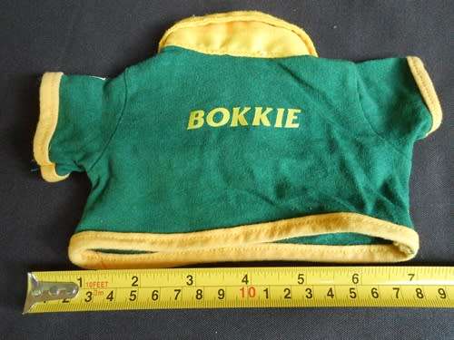 South African rugby shirt for a doll or teddy