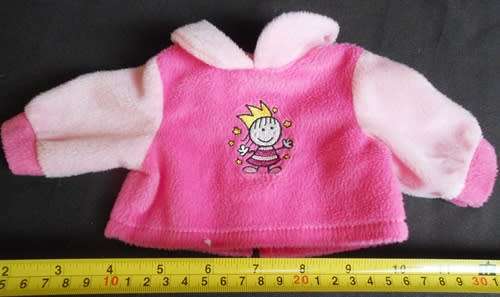 bright fluffy long sleeved top for a princess of a baby doll