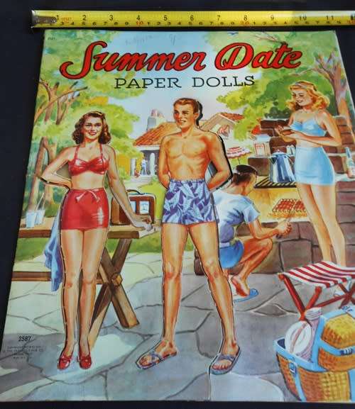 collectable paper dolls from 1940 s