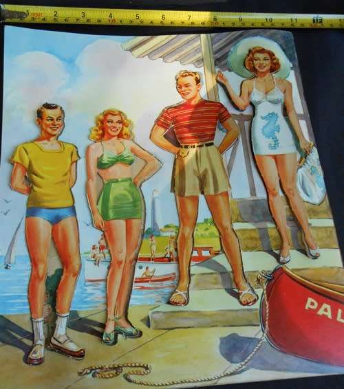 collectable paper dolls from 1940 s