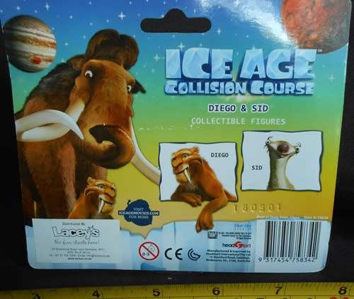 Collectable  Ice Age Figures Diego and Sid NIP