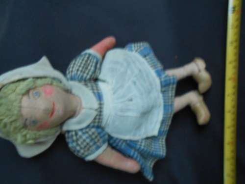 collectable Vintage Dutch cloth doll from 1940 s