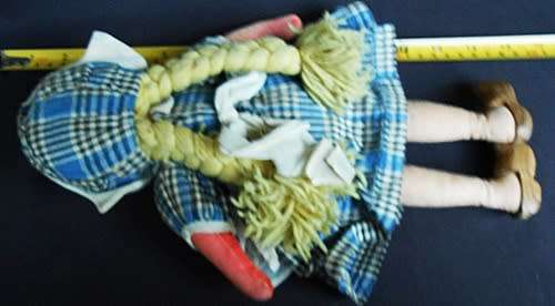 collectable Vintage Dutch cloth doll from 1940 s