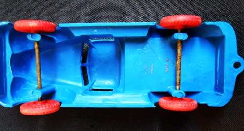 Vintage 1950 Hard Plastic blue truck Reliable Toys Made in Canada