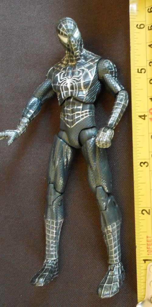 Marvel Legends Spider-Man Black and Gold NWH 6" Figure LOOSE