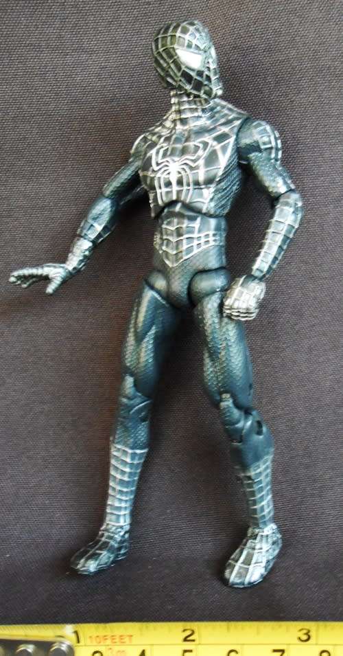 Marvel Legends Spider-Man Black and Gold NWH 6" Figure LOOSE