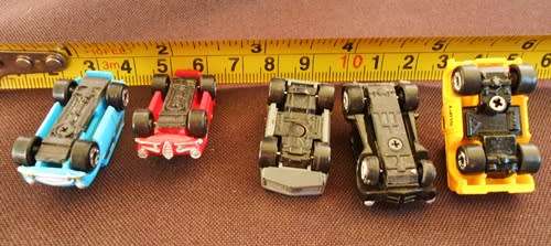 Collectable Vintage Galoob Micro Machines set 2  five cars from 1980 s